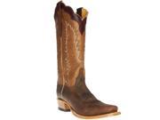 Cinch Western Boots Men Cowboy Channel Leather JW Toe 9 D Brown CFM566