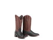 Stetson Western Boots Men Dillon Ostrich 9 D Black 12 020 1852 0210 BL