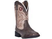 Laredo Western Boots Boys Cowboy 8 Inch 13.5 Child Brown Tan LC2261