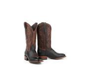 Stetson Western Boots Mens Calf 9 D Black Brown 12 020 1850 0100 BL