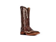 Cinch Western Boots Womens Embroidered Leather 7 B Brown Creme CFW2006