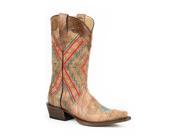 Roper Western Boots Womens Native 7.5 B Brown 09 021 7622 0789 BR