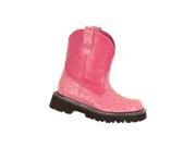 Roper Western Boots Girls Ostrich 12 Child Pink 09 018 0530 0199 PI
