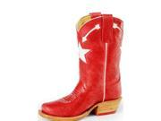 Anderson Bean Western Boots Girls Kids Star Arrow 2 Child Red K7056