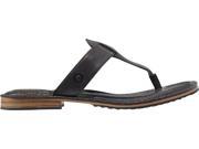 Bogs Outdoor Shoes Womens Nashville Leather Flip Flop 9.5 Black 71687