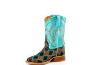 Anderson Bean Western Boots Boys Kids Patchwork 9 Child Tan K1055