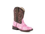 Roper Western Boots Girls Embossed 5 Infant Pink 09 017 1900 0877 PI