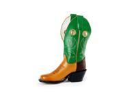 Olathe Western Boots Boys Classic Bold 12 Child Cognac Green OK30