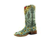 Macie Bean Western Boots Girls Leopard Patchwork 10 Child Black MK9067