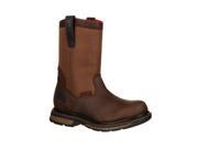 Rocky Work Boots Mens Hauler Waterproof Pull CT 11.5 M Brown RKK0130