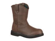 Georgia Boot Work Boys 7 Pull On Lightweight 5.5 Youth Brown G100