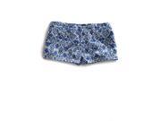 Tin Haul Western Shorts Womens Tapestry L Blue 10 055 0064 0541 BU