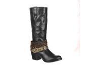 Durango Western Boots Womens Philly Accessorized 7 M Black DRD0072