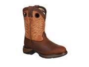 Durango Western Boots Boys 8 Raindrop Cowboy 12.5 Child Brown DWBT058
