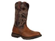 Durango Western Boots Mens 12 Rebel WP Round Toe 10.5 M Brown DDB0064