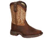 Durango Western Boots Girls Let Love Fly Cowboy 4 Youth Brown DWBT100