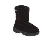 Bearpaw Boots Girls Meadow Warm Suede Wool 11 Child Black 604T