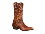 Durango Western Boots Womens 11 Crush Concho 8.5 M Brown DCRD180