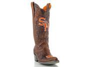 Gameday Boots Womens Western Sam Houston Bearkat 7 B Brass SAM L026 1