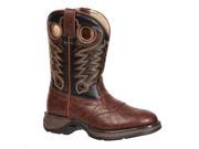Durango Western Boots Boys 8 Saddle Welt 3.5 Child Chestnut BT300