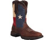 Durango Western Boots Womens Rebel Texas Square 10 ME Brown RD3446