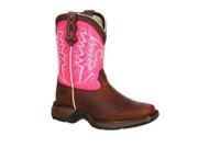 Durango Western Boot Girls Let Love Fly Leather 6 Infant Brown DWBT092