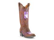 Gameday Boots Womens Cowboy North Wildcats 7.5 B Brass NWS L163 1