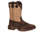 Durango Western Boots Boys 8 Saddle Leather 7 Infant Brown DBT0116