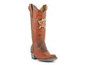 Gameday Boots Womens Western Maryland Terps 7.5 B Brass Red MD L158 1