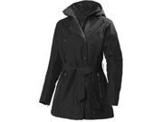 Helly Hansen Jacket Womens W Welsey Trench WP Windproof M Black 62383