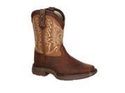Durango Western Boots Girls Let Love Fly Cowboy 11 Child Brown DWBT099