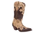 Durango Western Boots Womens 12 Crush Overlay 8 M Chocolate DCRD138