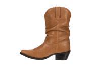 Durango Western Boots Girls 8 Kids Slouch Toe 2.5 Child Sand DBT0108