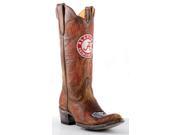 Gameday Boots Womens Western Alabama Crimson Tide 9 B Brass AL L012 1