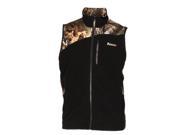Rocky Western Vest Mens Outerwear Full Zip Fleece 2XL Black LW00137