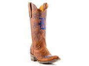 Gameday Boots Womens Western Rice Owls 8.5 B Brass Blue RIC L005 1