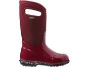 Bogs Boots Boys Kids Durham Solid Waterproof 4 Youth Red 71847