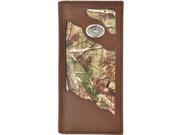 Badger Western Wallet Mens Leather Rodeo Deer Concho Camo Brown BW452