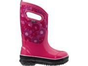 Bogs Boots Girls Kids Classic Watercolor WP 5 Youth Magenta 71848