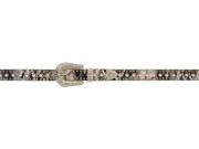 Angel Ranch Western Belt Womens Leather Crystals Studs S Camo A879