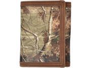 Badger Western Wallet Mens Leather Trifold Realtree Brown BW422