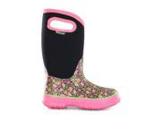 Bogs Boots Girls Kids 10 Sweet Pea Rubber 2 Child Black 71438