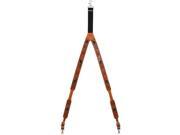 3D Western Suspenders Mens Galluse Floral Cross XL Natural S506