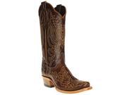 Cinch Western Boots Womens Cowboy Leather L Toe 7.5 B Brown CFW586