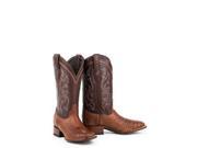 Stetson Western Boots Mens Caiman 9.5 D Brown 12 020 1852 0202 BR