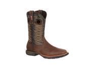Rocky Western Boots Mens Ride LT Square Leather 11.5 W Brown RKW0138