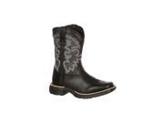 Durango Western Boots Boys Big Kid Stockman 3.5 Child Black DBT0146