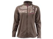 Rocky Outdoor Jacket Womens Full Zip Fleece L Dark Brown HW00078