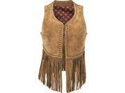 Durango Western Vest Womens Leather Company Spring Bear M Tan DLC0043