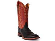 Cinch Western Boots Mens Cowboy Ostrich Rubber 9.5 EE Black CFM556LR